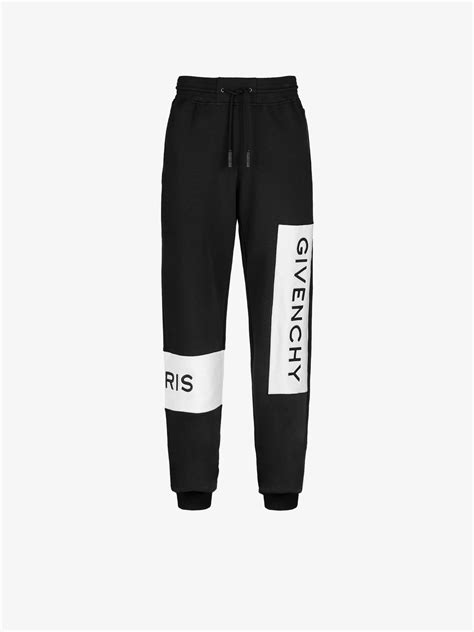 givenchy sweatpants red|Givenchy embroidered joggers.